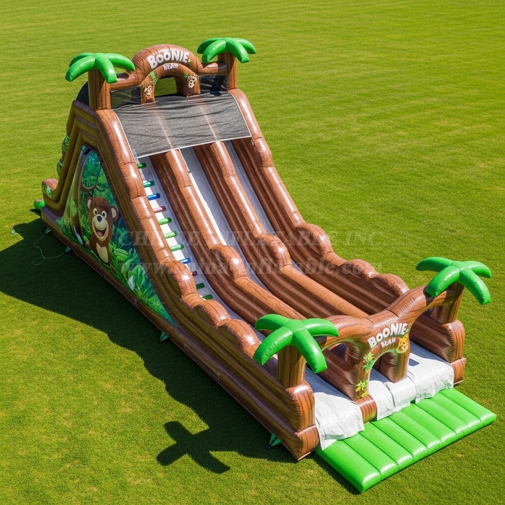 T8-9061 Bear Inflatable Slide