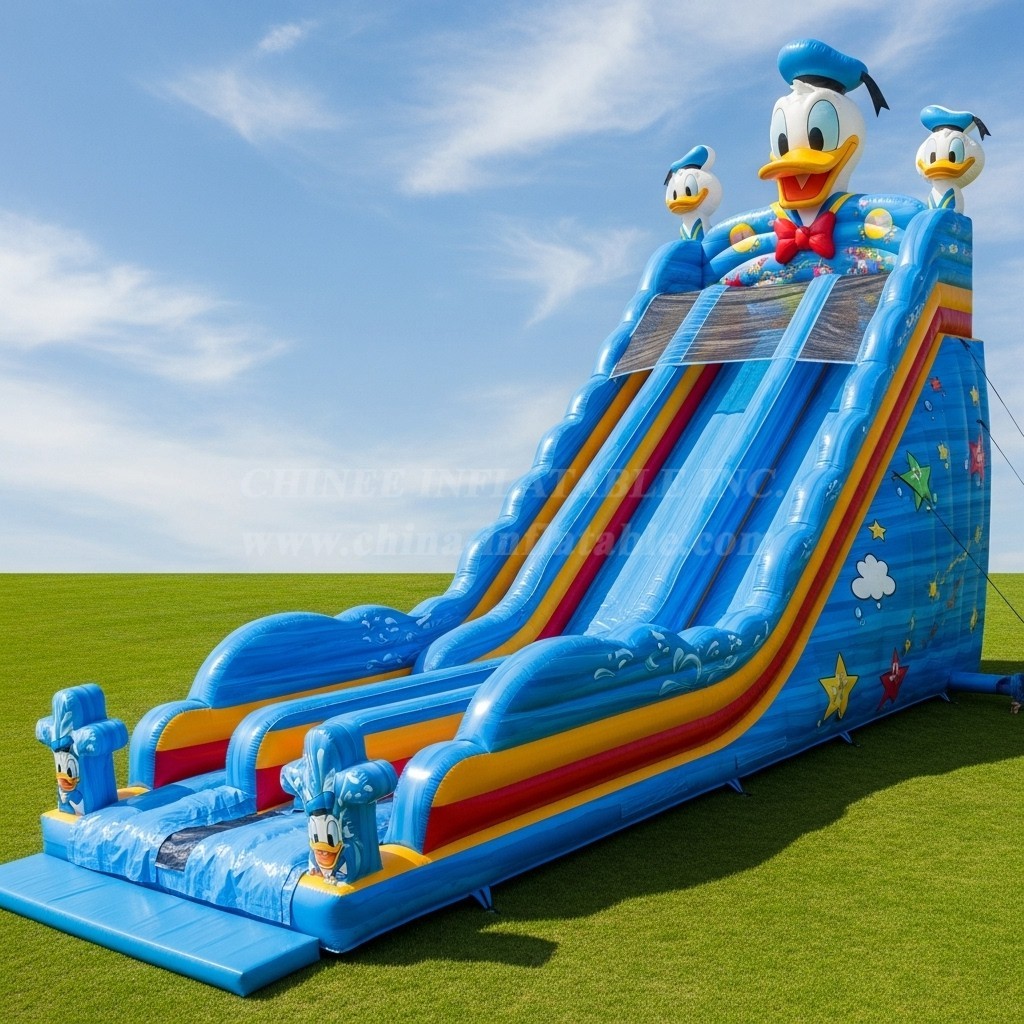 T8-9087 Donald Duck Inflatable Slide