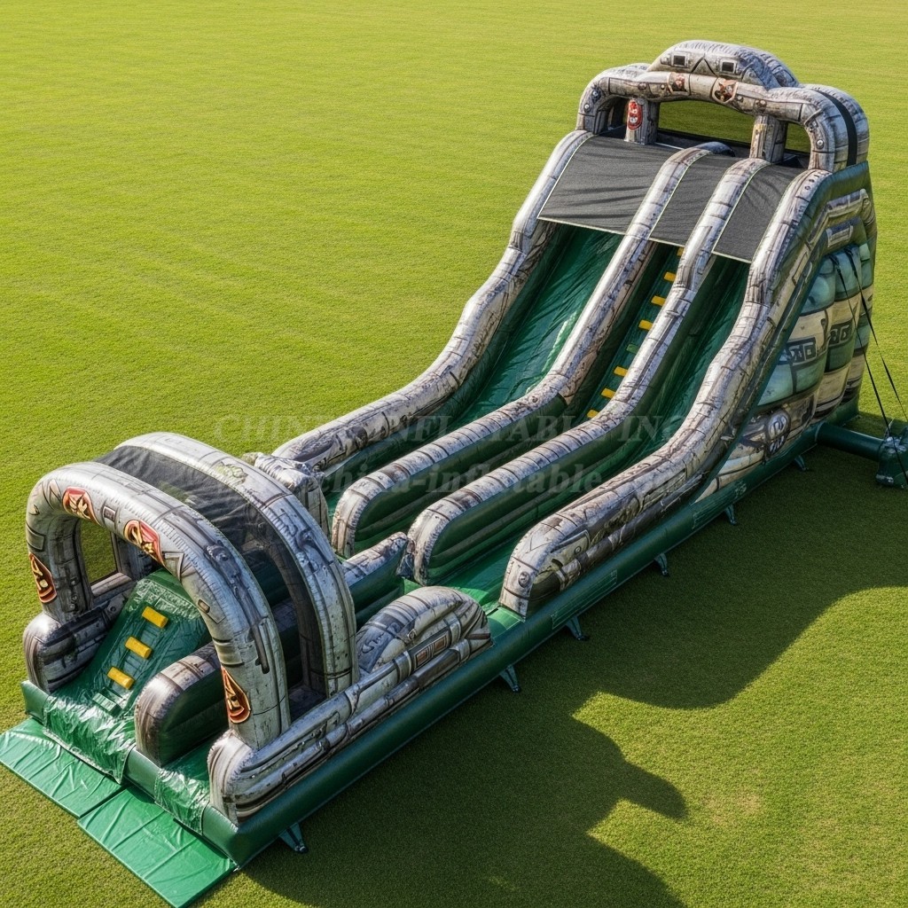 T8-9091 Rusty Rivets Theme Inflatable Slide