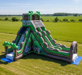 T8-9101 Zootopia Theme Inflatable Slide