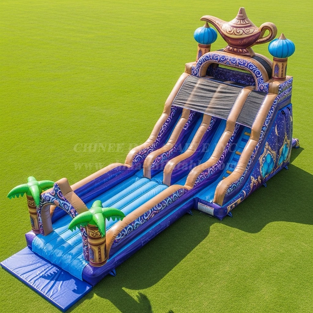 T8-9107 Aladdin Inflatable Slide