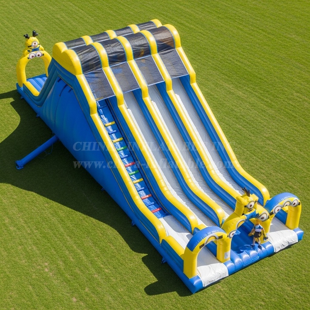 T8-9127 Minions Inflatable Slide