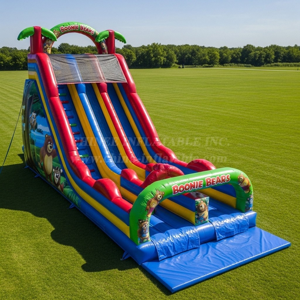 T8-9133 Boonie Bears Inflatable Slide