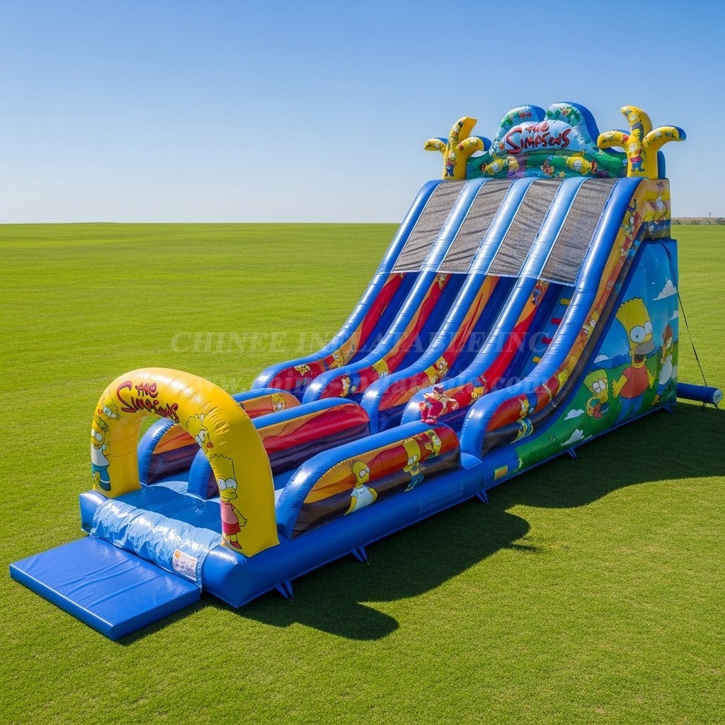 T8-9141 The Simpsons Inflatable Slide