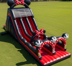 T8-9155 Mickey & Minnie Inflatable Slide