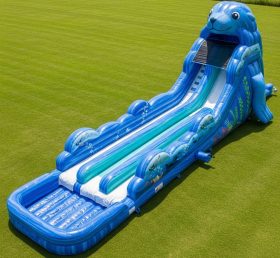 T8-9208 Sea Lion Inflatable Water Slide