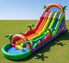 T8-9213 Tropical Fruit Inflatable Water Slide
