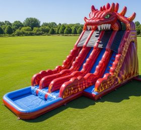 T8-9220 Blaze Monster Inflatable Water Slide