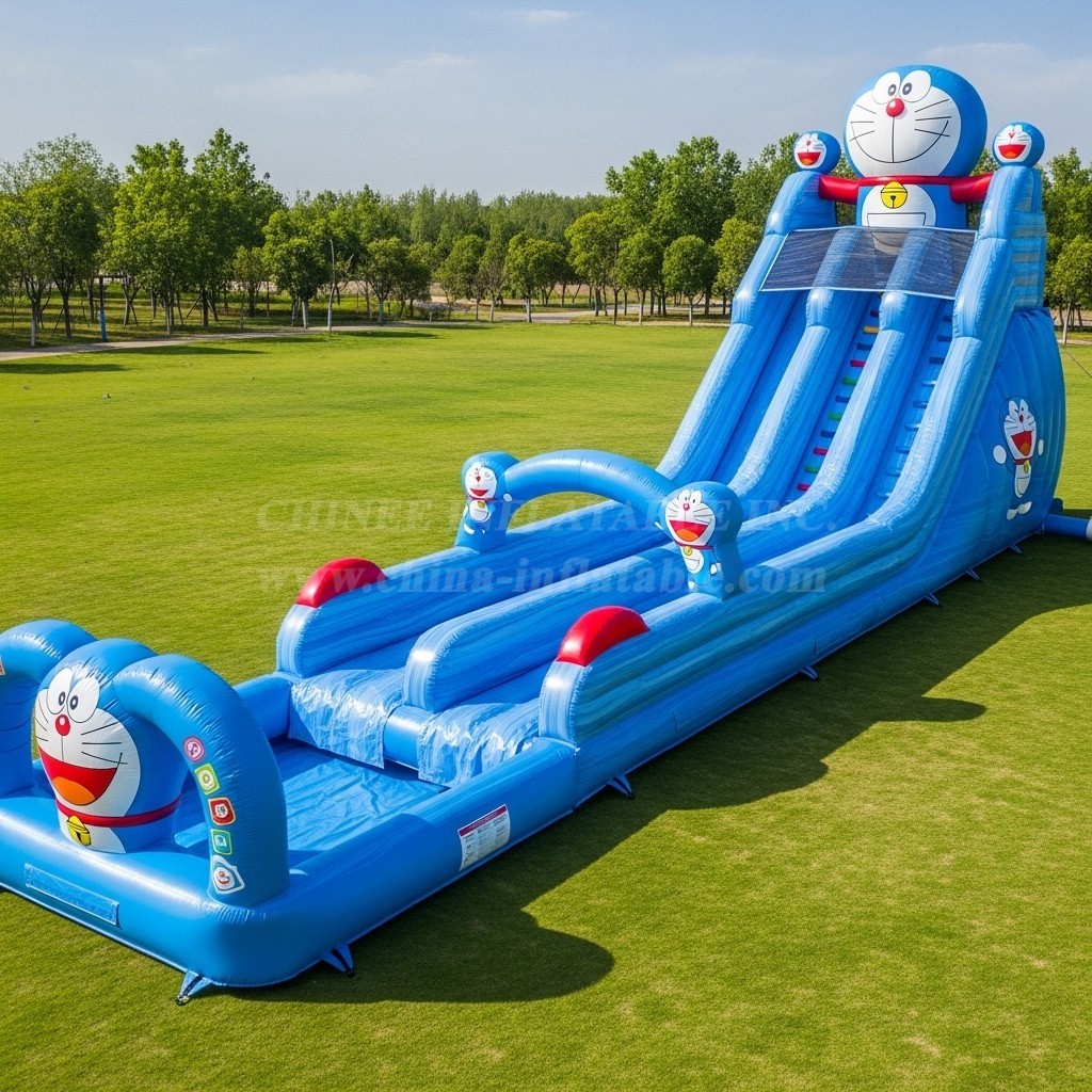 T8-9241 Doraemon Inflatable Water Slide