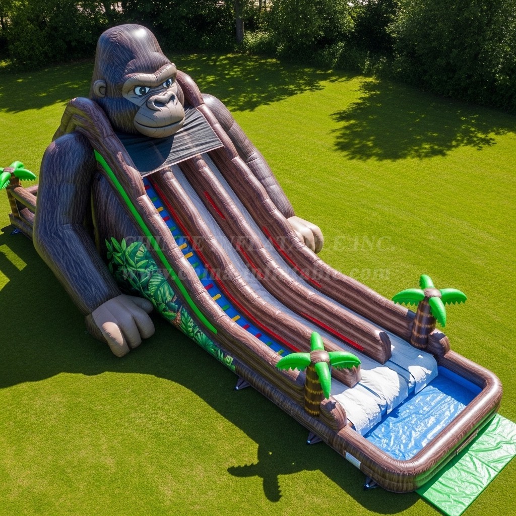 T8-9265 King Kong Inflatable Water Slide