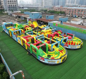 CR2-105 Pokemon Theme Challenging Run Giant Inflatable Obstacle Courses