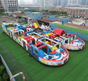 CR2-111 Snoopy Theme Challenging Run Giant Inflatable Obstacle Courses