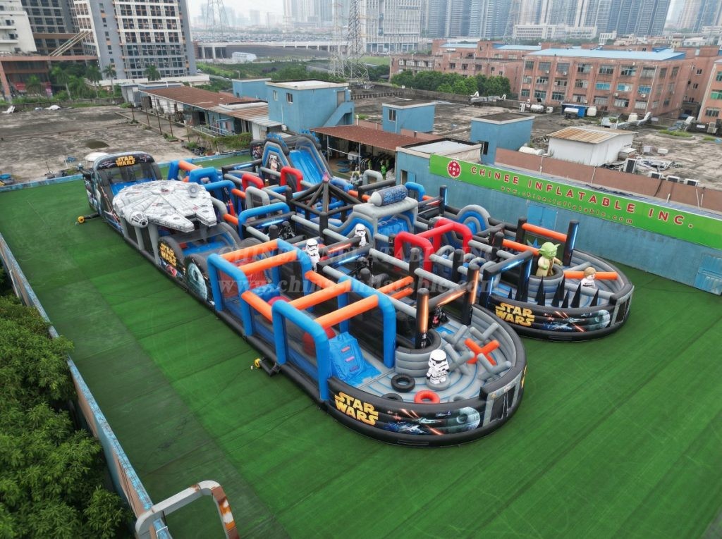 CR2-129 Star Wars Theme Challenging Run Giant Inflatable Obstacle Courses