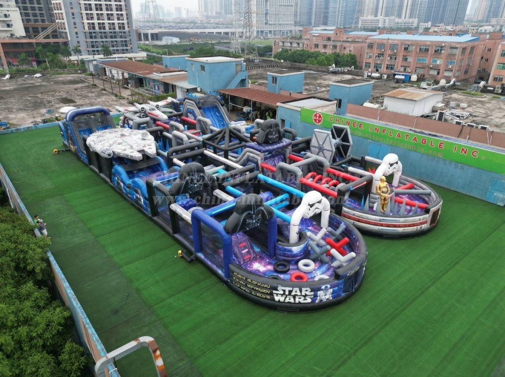 CR2-132 Star Wars Theme Challenging Run Giant Inflatable Obstacle Courses