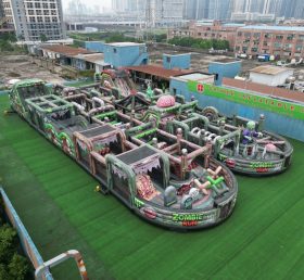 CR2-167 Zombie Theme Challenging Run Giant Inflatable Obstacle Courses