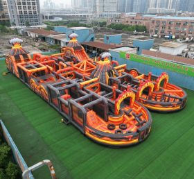 CR2-248 Volcano Theme Challenging Run Giant Inflatable Obstacle Courses