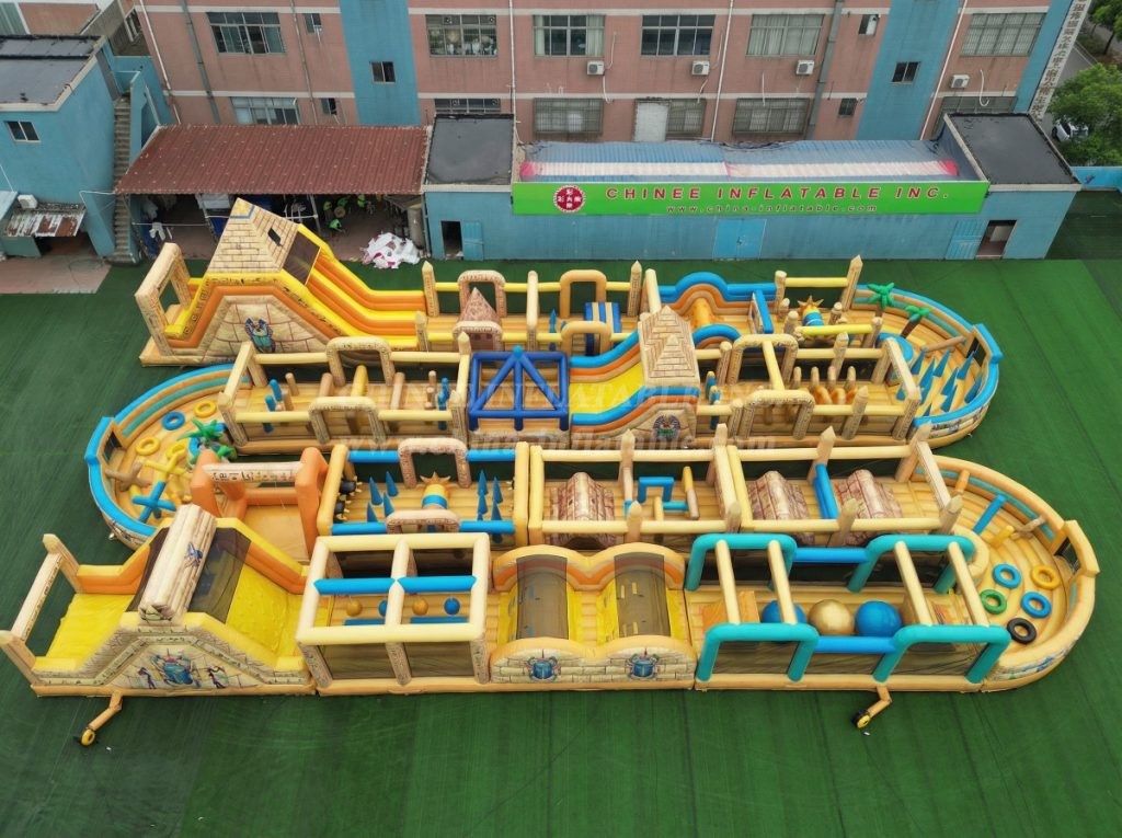 CR2-290 Egypt Theme Challenging Run Giant Inflatable Obstacle Courses