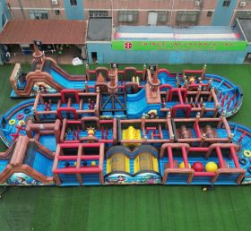 CR2-317 Pirates Theme Challenging Run Giant Inflatable Obstacle Courses