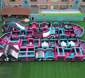 CR2-332 TikTok Theme Challenging Run Giant Inflatable Obstacle Courses
