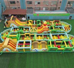 CR2-339 Winnie the Pooh Theme Challenging Run Giant Inflatable Obstacle Courses