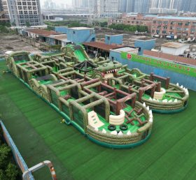 CR2-34 Crocodile Theme Challenging Run Giant Inflatable Obstacle Courses