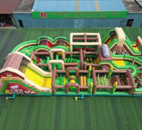 CR2-382 Farm Theme Challenging Run Giant Inflatable Obstacle Courses