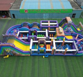 CR2-385 Fortnite Theme Challenging Run Giant Inflatable Obstacle Courses