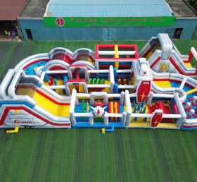 CR2-390 Gundam Theme Challenging Run Giant Inflatable Obstacle Courses