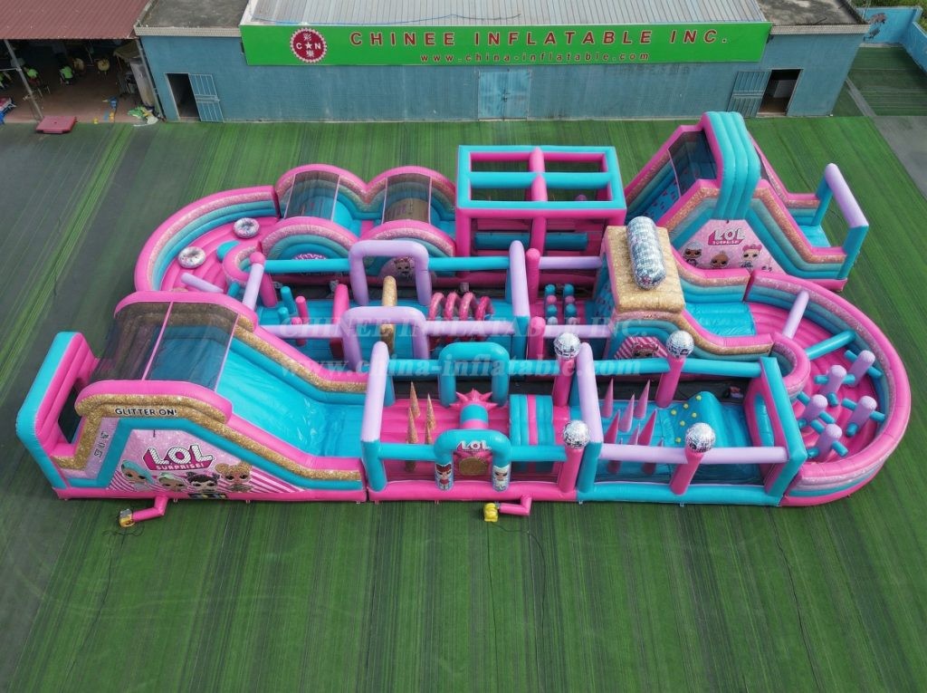 CR2-401 L.O.L. Surprise Theme Challenging Run Giant Inflatable Obstacle Courses
