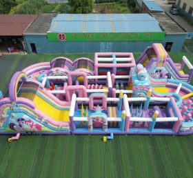 CR2-413 My Little Pony Theme Challenging Run Giant Inflatable Obstacle Courses