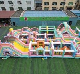 CR2-423 Pop Mart Theme Challenging Run Giant Inflatable Obstacle Courses