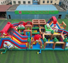 CR2-463 Woody Woodpecker Theme Challenging Run Giant Inflatable Obstacle Courses