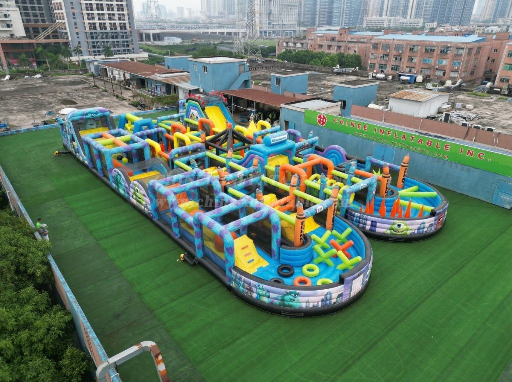 CR2-79 Monsters, Inc. Theme Challenging Run Giant Inflatable Obstacle Courses