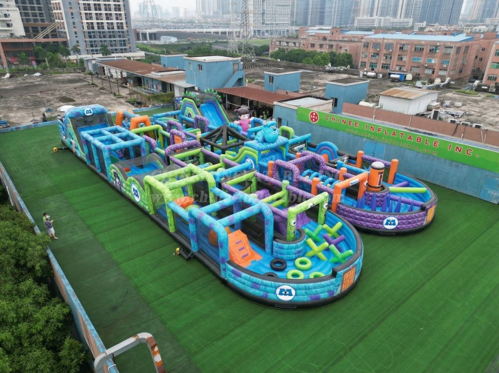 CR2-81 Monsters, Inc. Theme Challenging Run Giant Inflatable Obstacle Courses