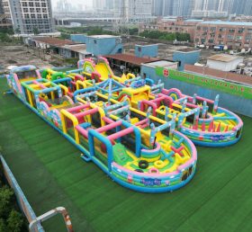 CR2-97 Peppa Pig Theme Challenging Run Giant Inflatable Obstacle Courses