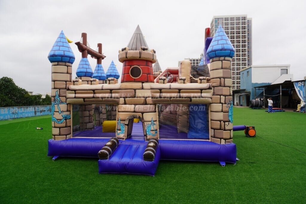 T5-3038 Pirates Theme Inflatable Castles