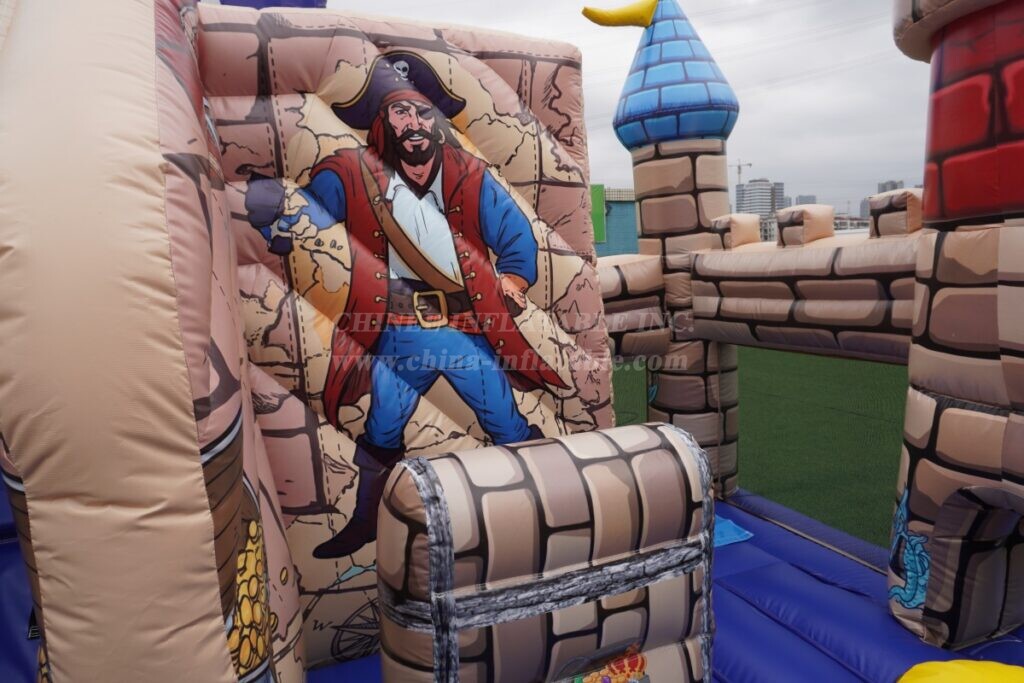 T5-3038 Pirates Theme Inflatable Castles