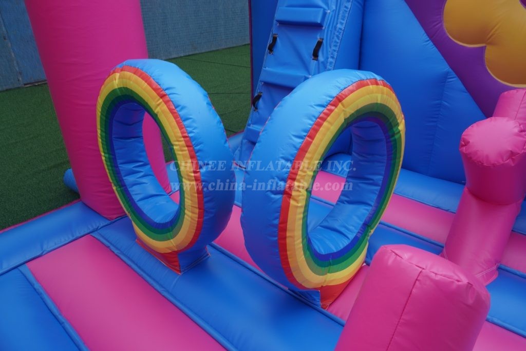 T2-4777B Unicorn Bouncy Castle with Slide