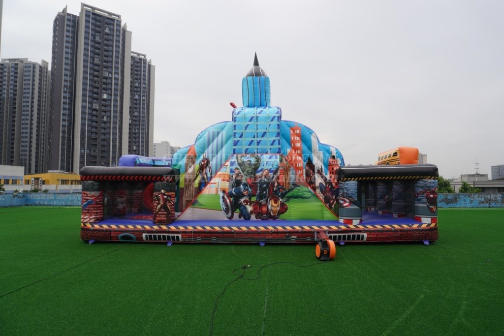 T6-919B Marvel Spider-Man Themed Inflatable Playground