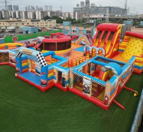 GF3-123 Cars Theme Inflatable Park