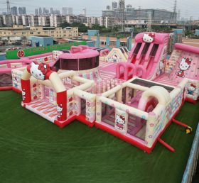 GF3-164 Hello Kitty Theme Inflatable Park