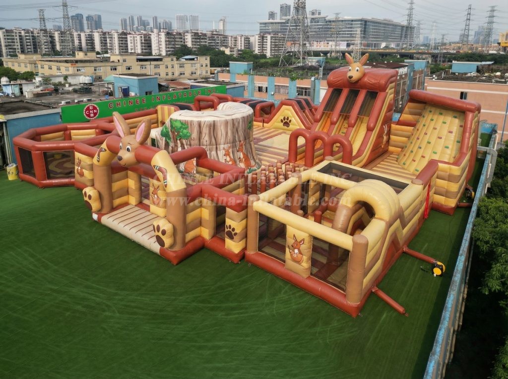 GF3-171 Kangaroo Theme Inflatable Park