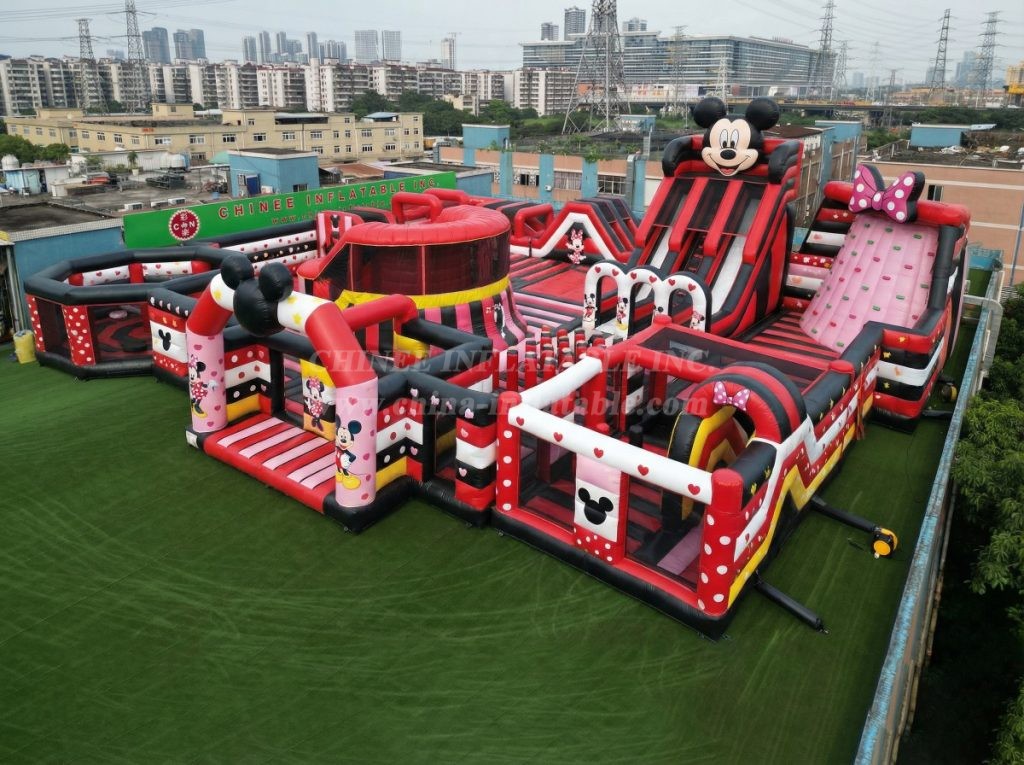GF3-184 Mickey & Minnie Theme Inflatable Park