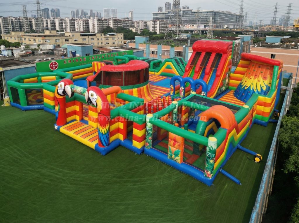 GF3-203 Parrot Theme Inflatable Park