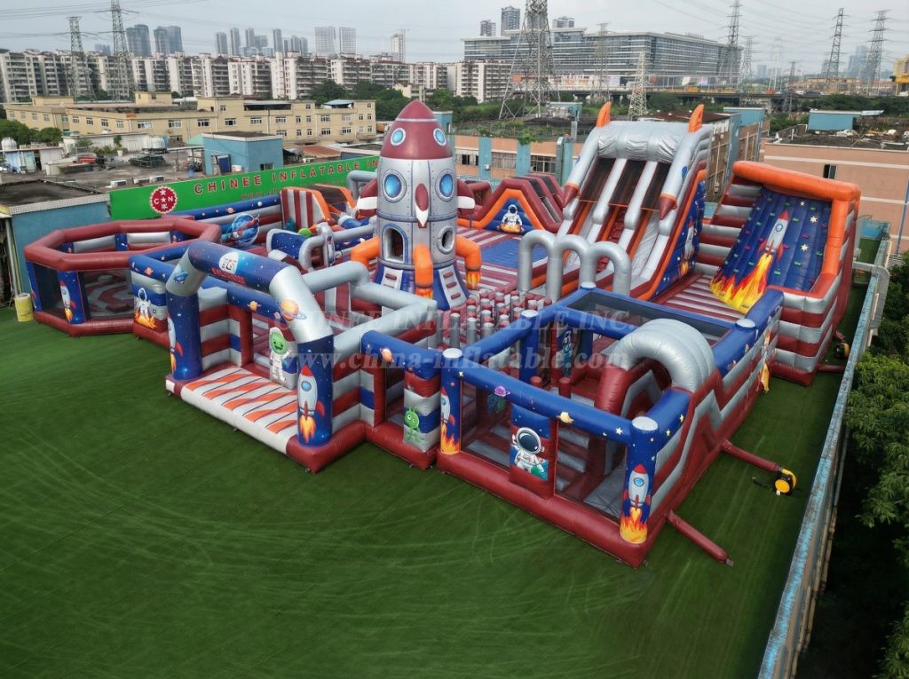 GF3-223 Rocket Theme Inflatable Park