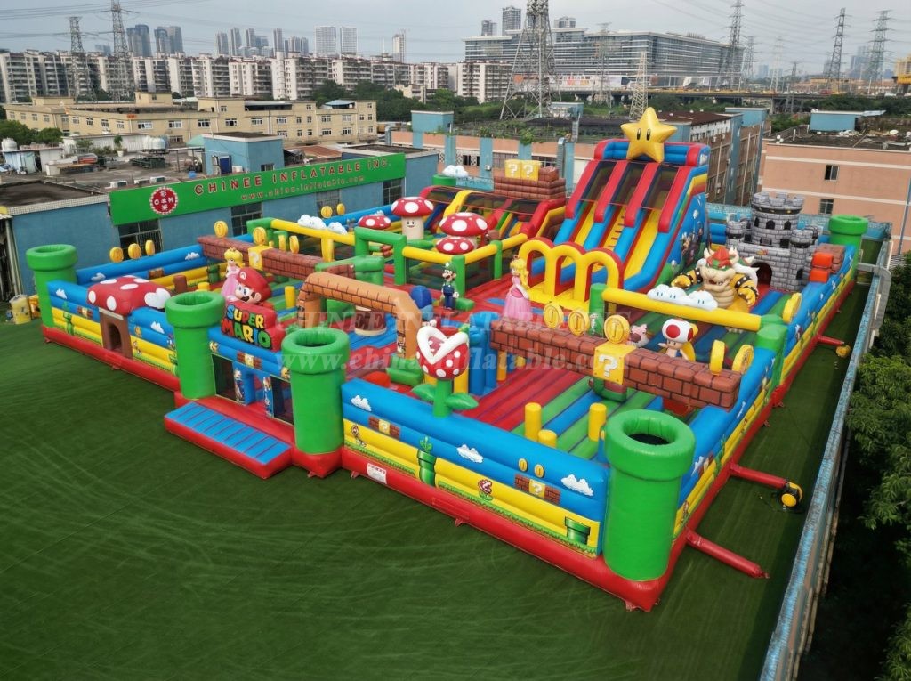 GF3-244 Super Mario Theme Inflatable Park