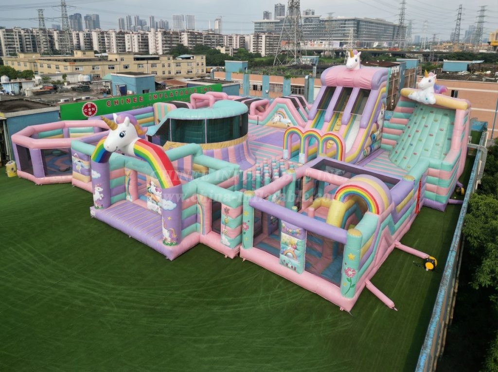 GF3-266 Unicorn Theme Inflatable Park