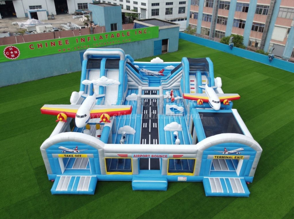 GF3-277 Airplane Theme Inflatable Park