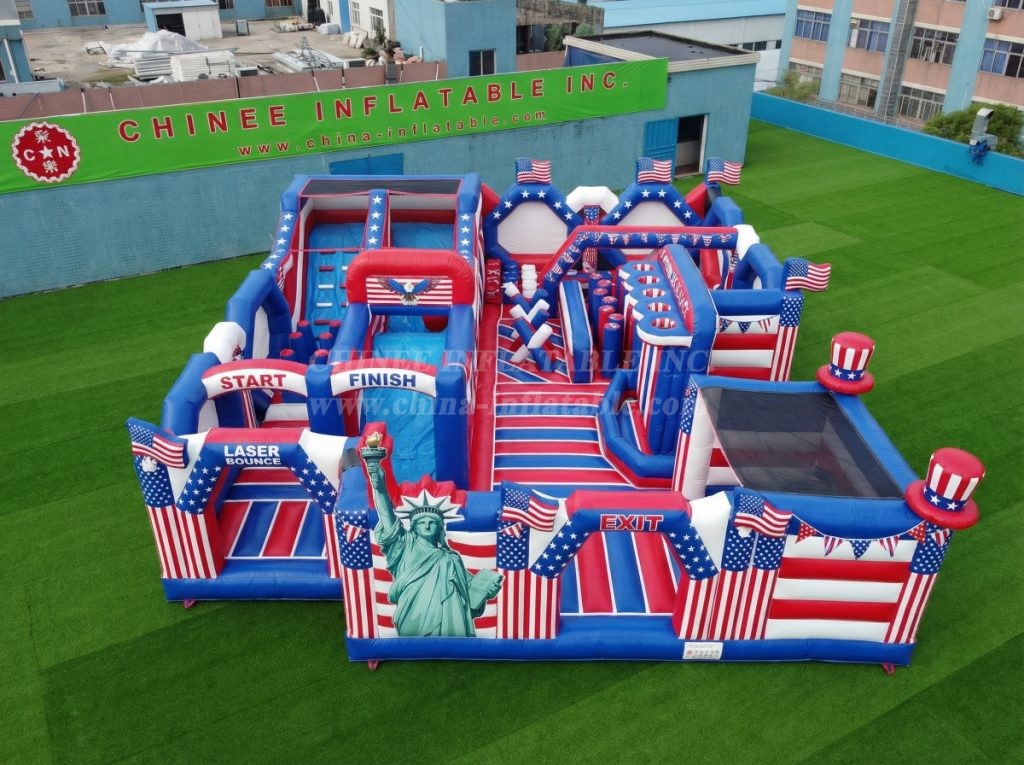 GF3-281 American Style Theme Inflatable Park