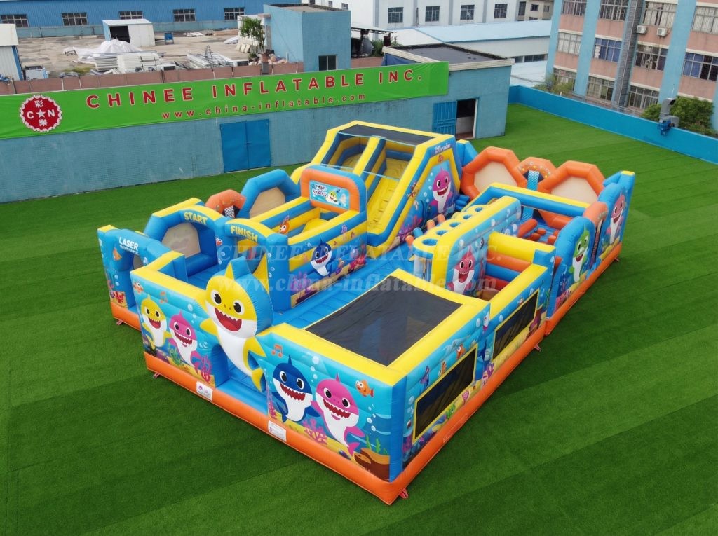 GF3-284 Baby Shark Theme Inflatable Park
